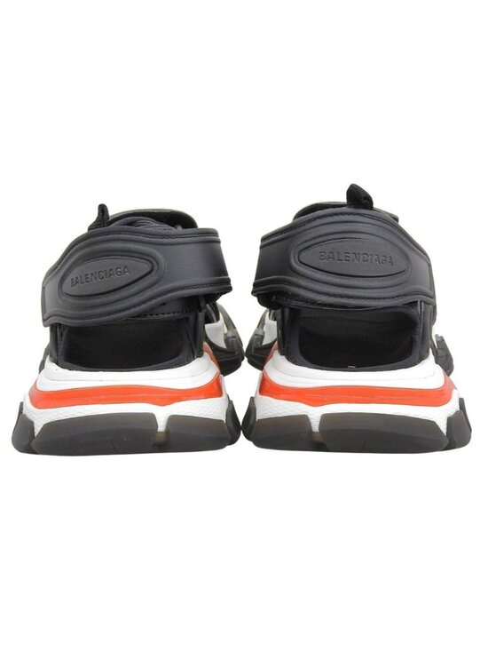 Balenciaga Belt Cross Track Sandals Shoes Black 9 main image 4
